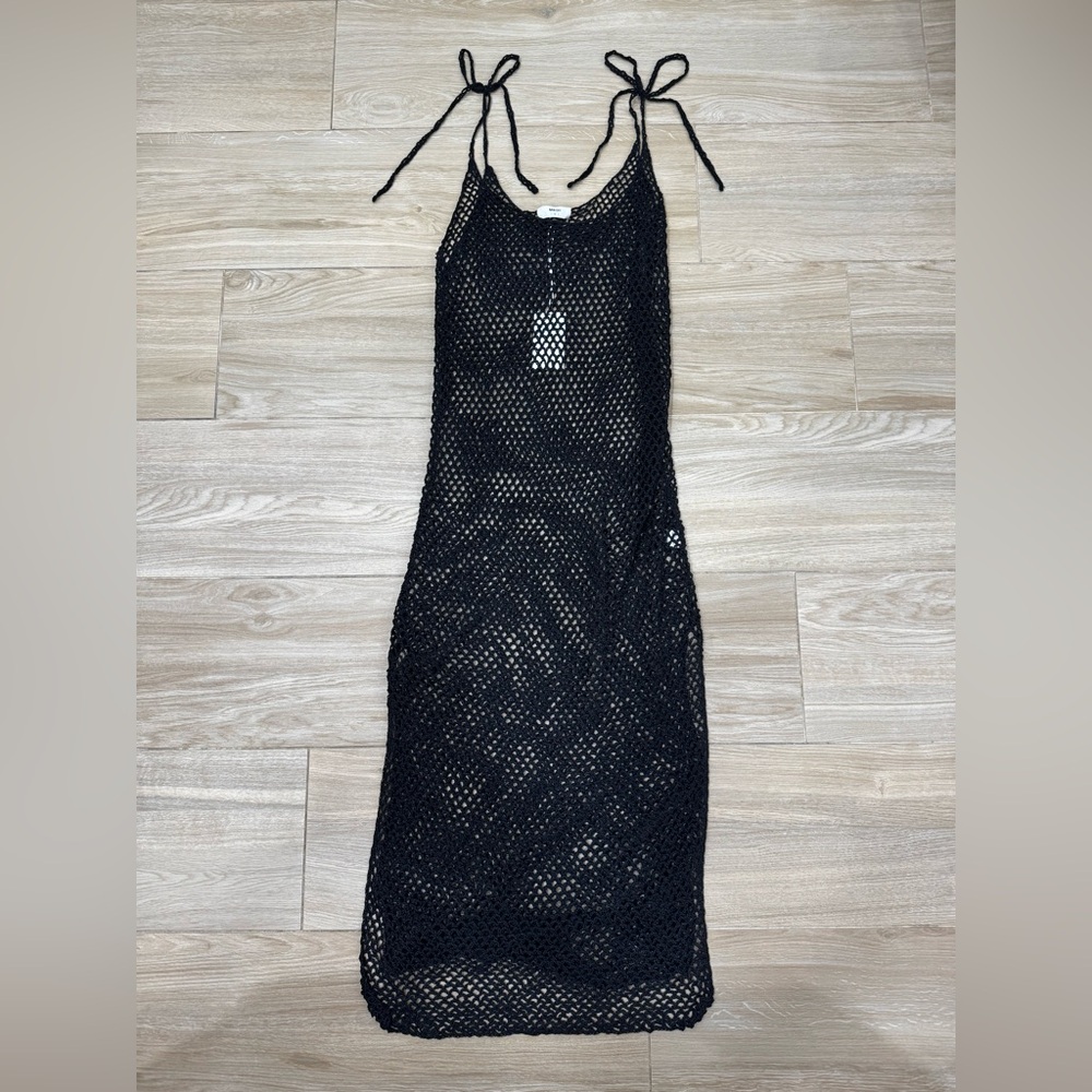 Mikoh Black Knit Cover-Up, Size M